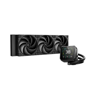 Deepcool SPARTACUS 360 Latest Generation 360mm Black Liquid CPU Cooler With 3.4" IPS  LCD Screen ( R-SPT360-BKDSMP-G-1 )