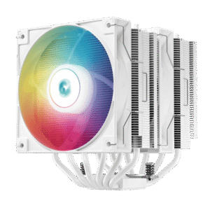 Deepcool Gammaxx AG620 WH ARGB 120MM Dual Tower CPU Air Cooler With Dual Pwm 120MM Fans And 6 Heat Pipes White ( R-AG620-WHANMN-G-2 )