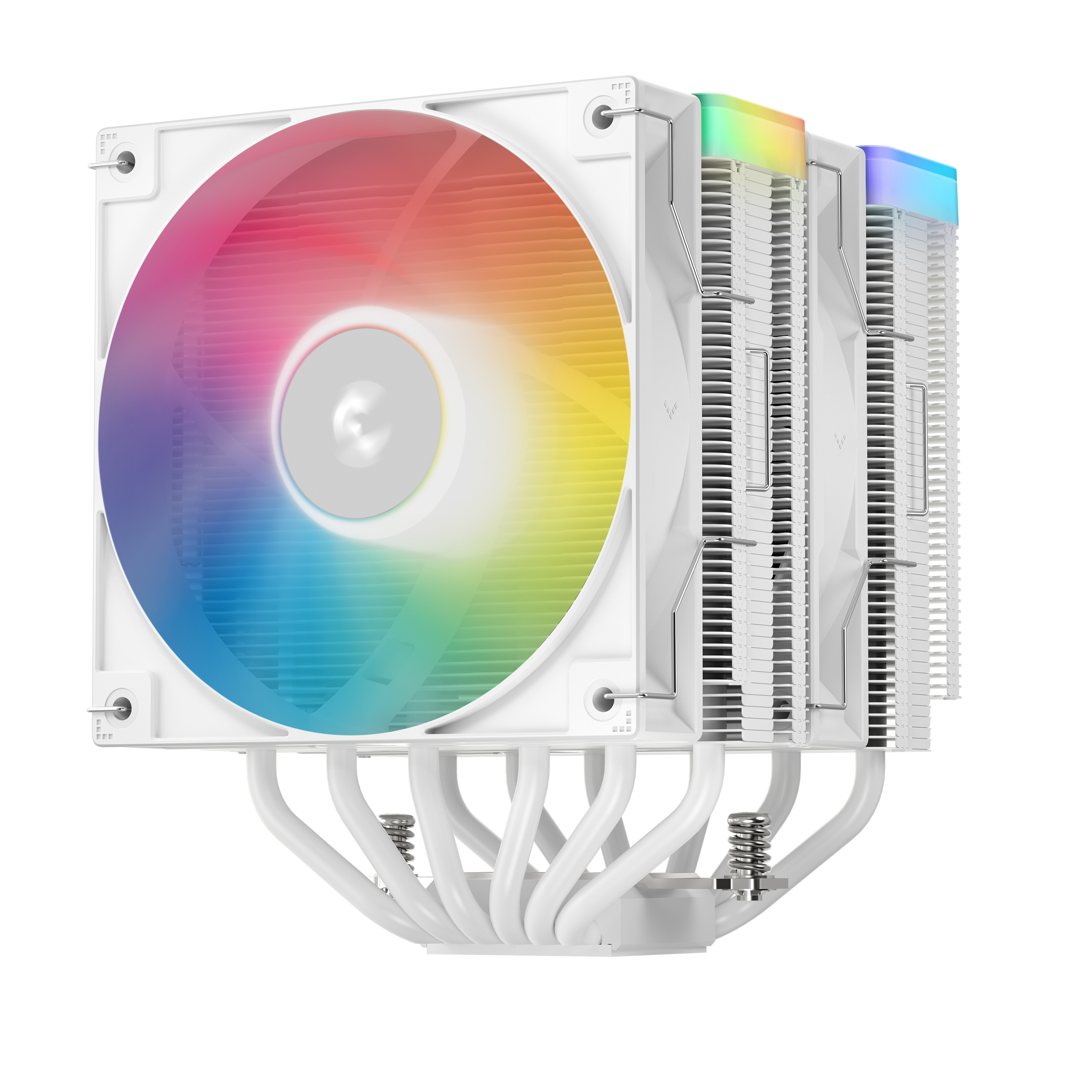 Deepcool AG620 WH ARGB V2 120mm Dual-Tower White CPU Air Cooler With Two Fine-Tuned 120Mm ARGB PWM Fans For Powerful Cooling ( R-AG620-WHAMMN-GJD ) - Image 2