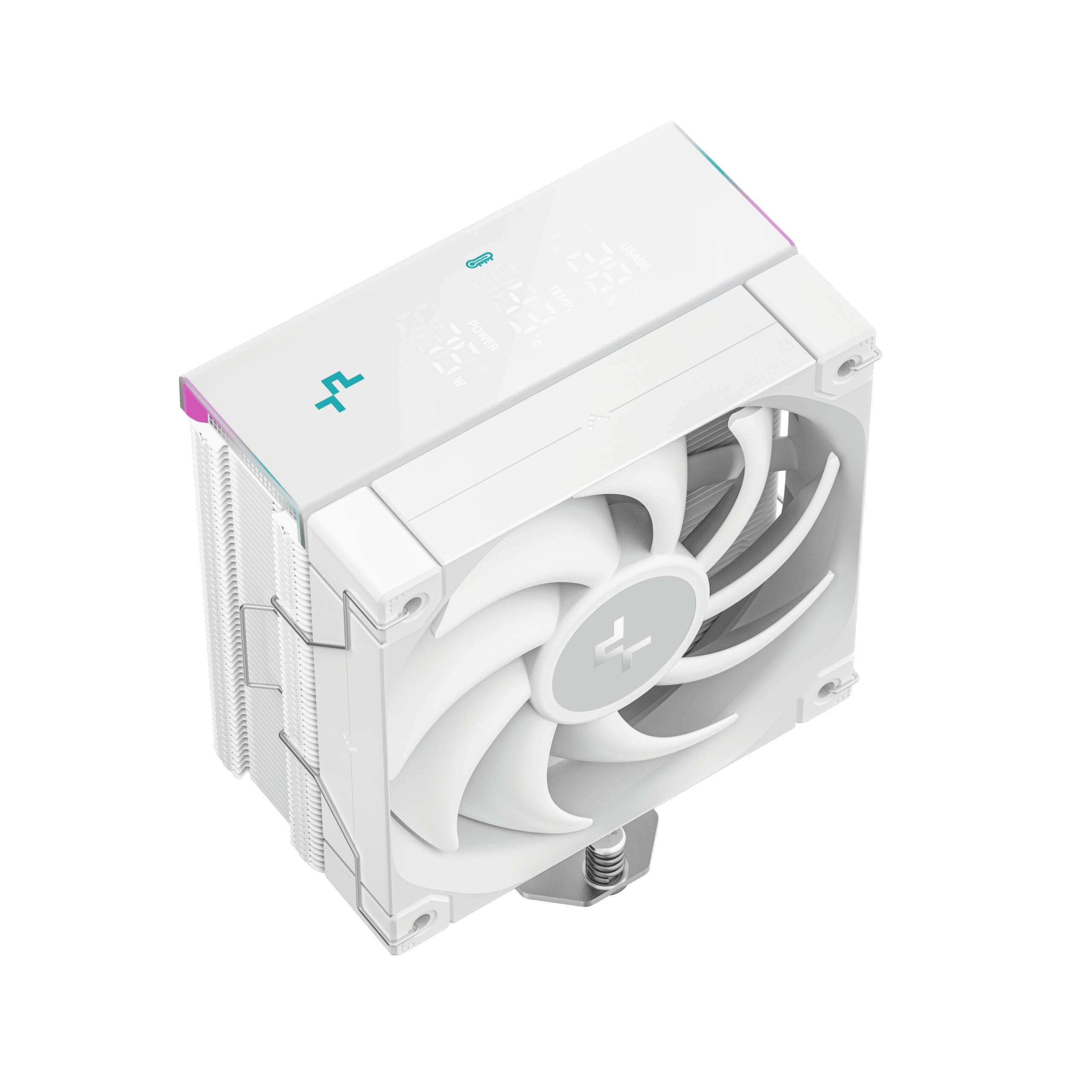 Deepcool AK400 DIGITAL PRO WH 120mm CTT 2.0 Heatpipe Technology White CPU Air Cooler With ARGB Lighting ( R-AK400-WHAPMN-G ) - Image 3