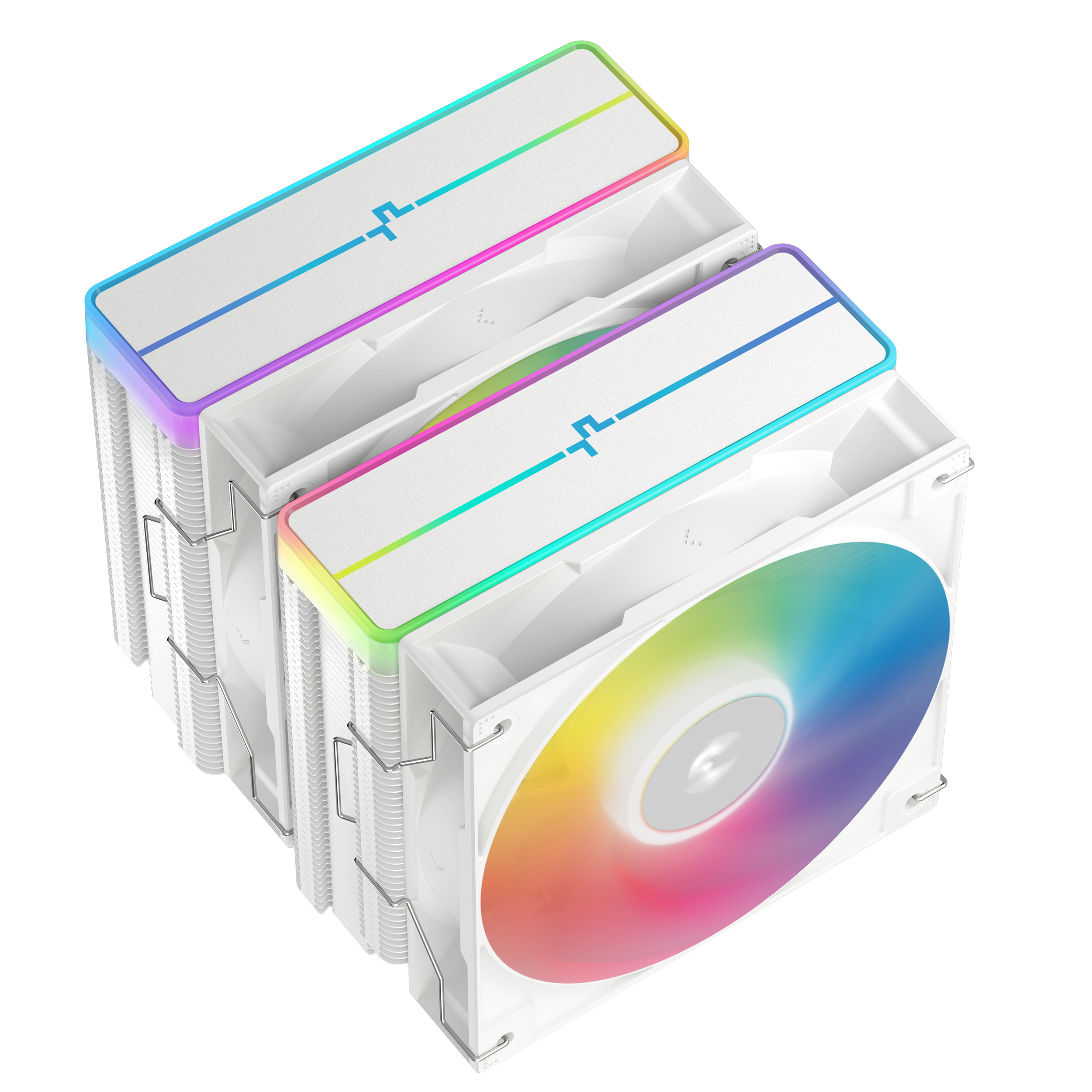 Deepcool AG620 WH ARGB V2 120mm Dual-Tower White CPU Air Cooler With Two Fine-Tuned 120Mm ARGB PWM Fans For Powerful Cooling ( R-AG620-WHAMMN-GJD ) - Image 3