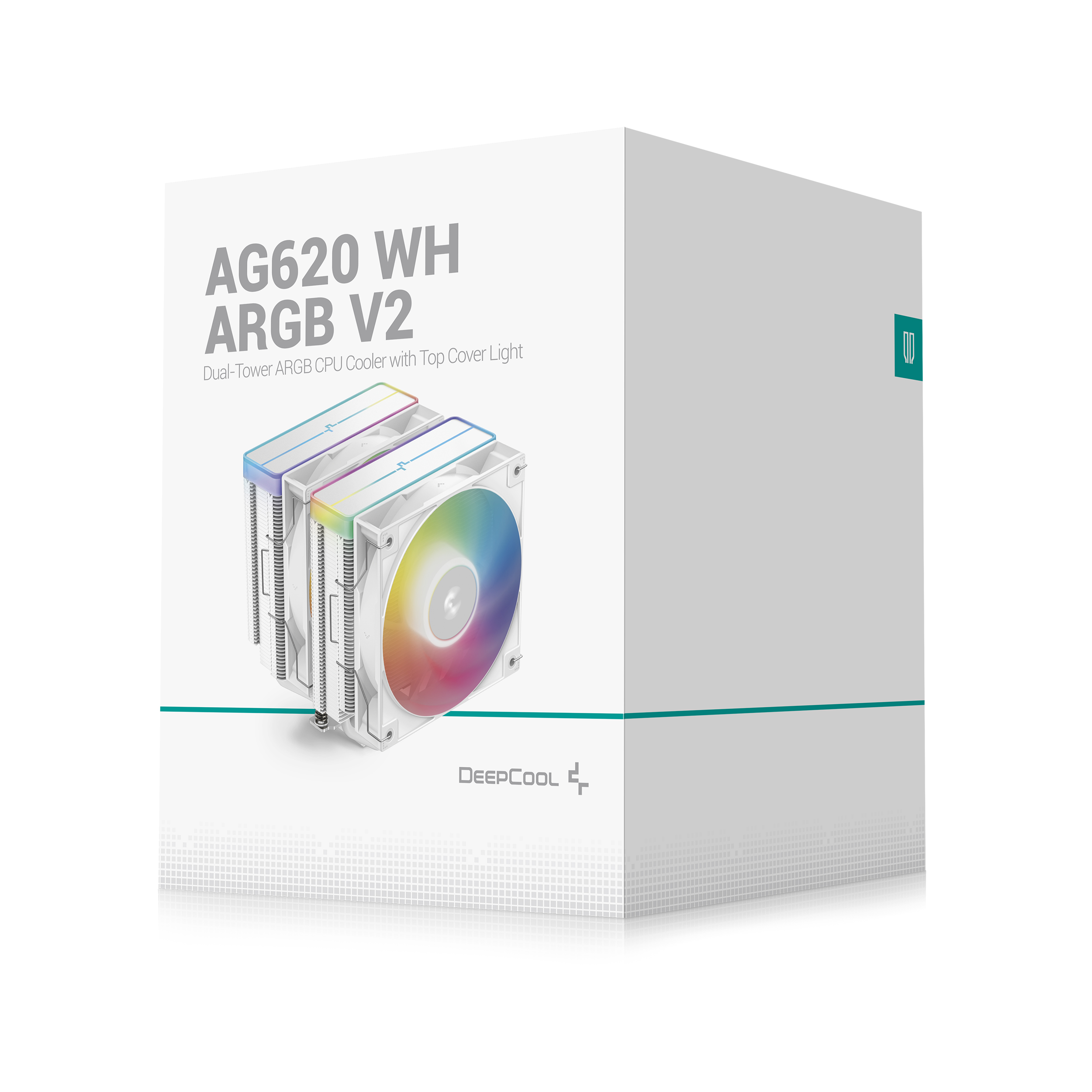 Deepcool AG620 WH ARGB V2 120mm Dual-Tower White CPU Air Cooler With Two Fine-Tuned 120Mm ARGB PWM Fans For Powerful Cooling ( R-AG620-WHAMMN-GJD ) - Image 10