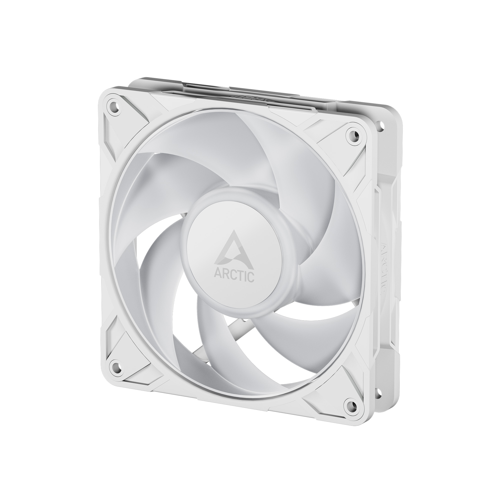 Arctic P12 Pro ARGB White 120mm A-RGB PWM Triple Pack Case Fan With Cable Splitter ( ACFAN00326A ) - Image 3