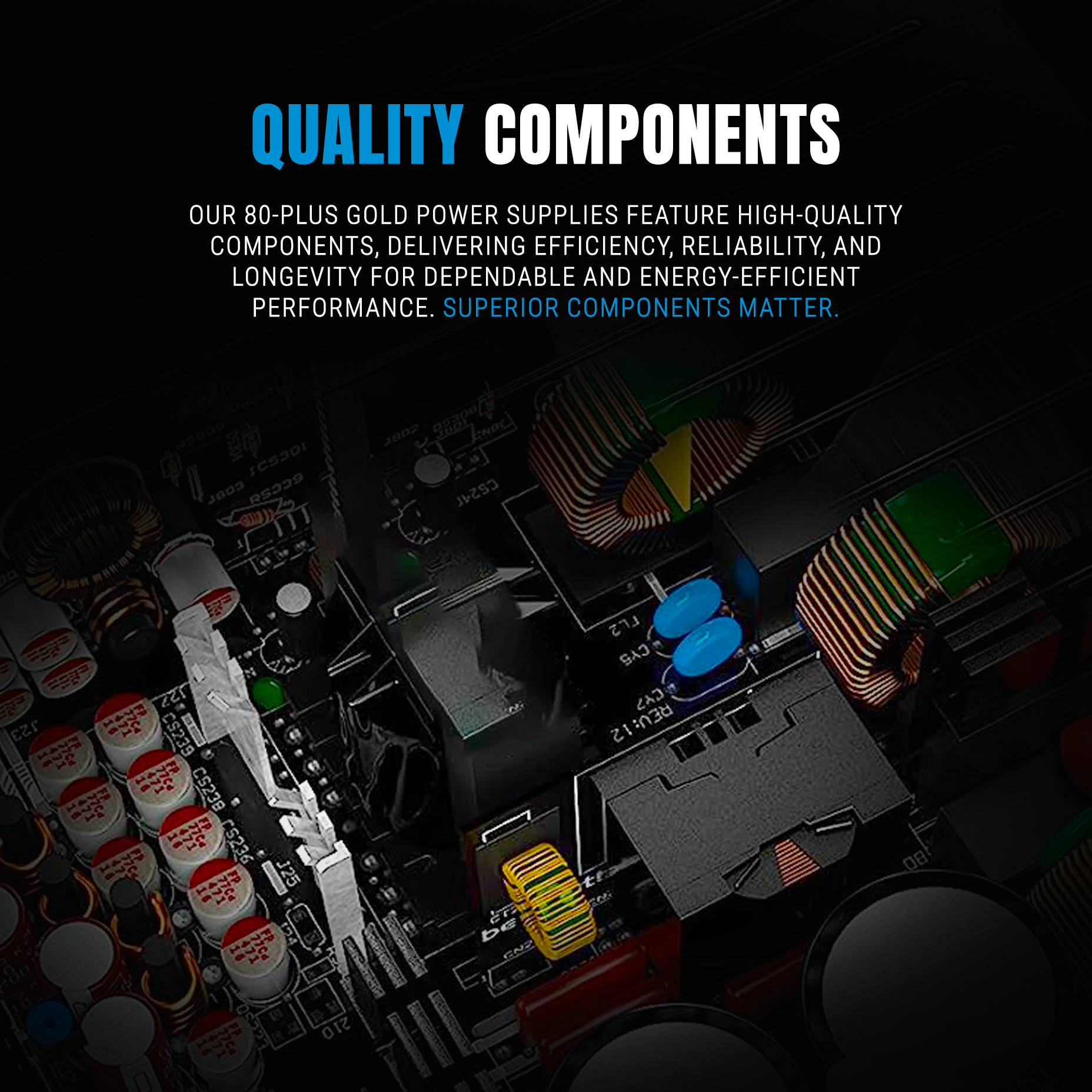Ant Esports FG550 V2 550W 80+Gold Full Modular Black Power Supply Unit ( AESP0392 ) - Image 7