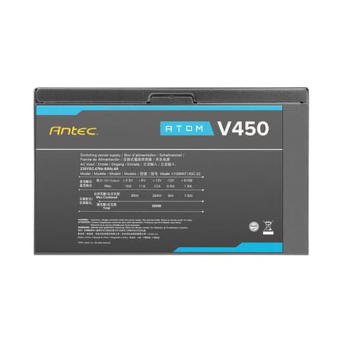 Antec Atom V450 V2 450Watts Non-Modular Power Supply Unit - Image 5