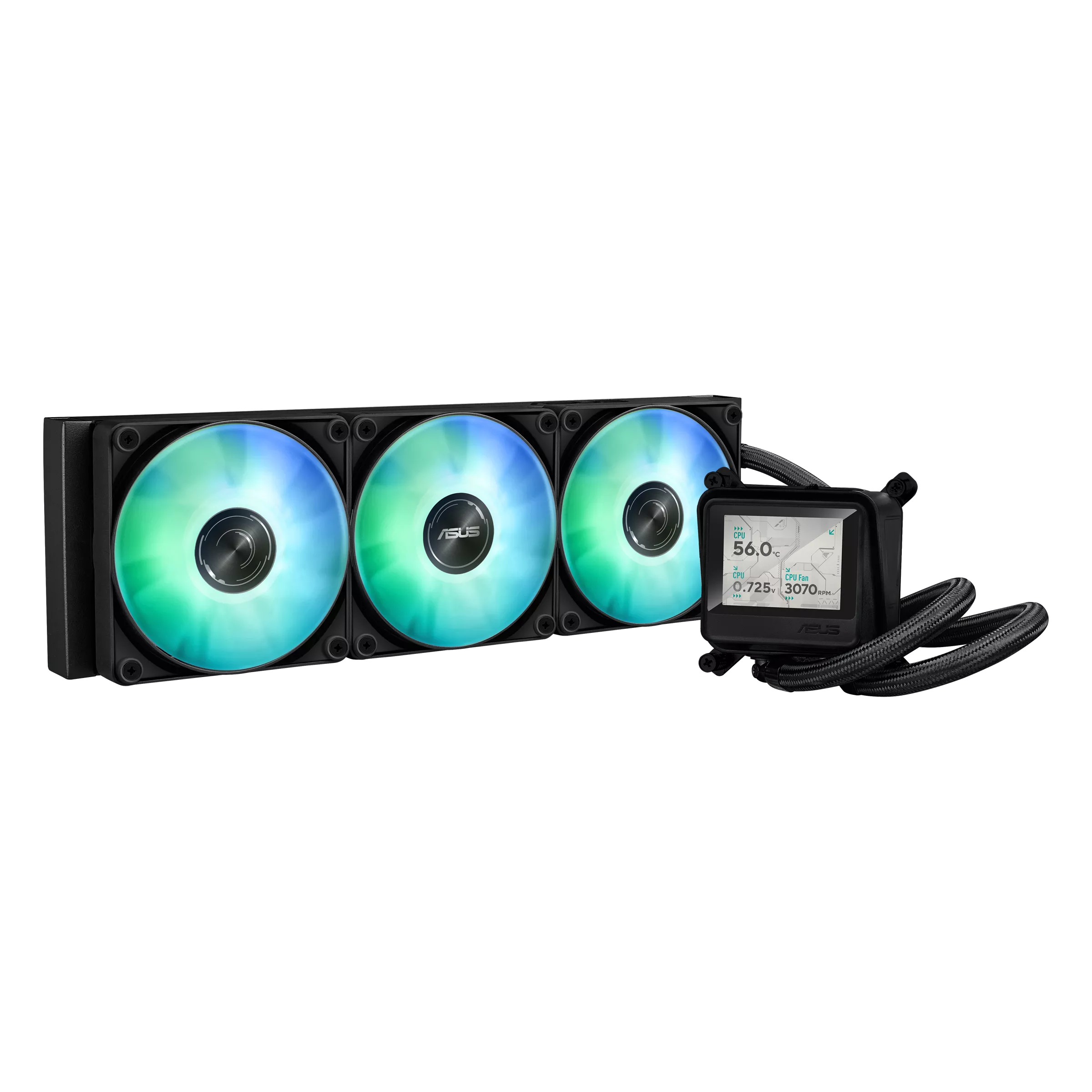 Asus AYW Gaming LC 360 ARGB LCD All-In-One CPU Liquid Cooler With Advanced Cooling Performance - Image 2