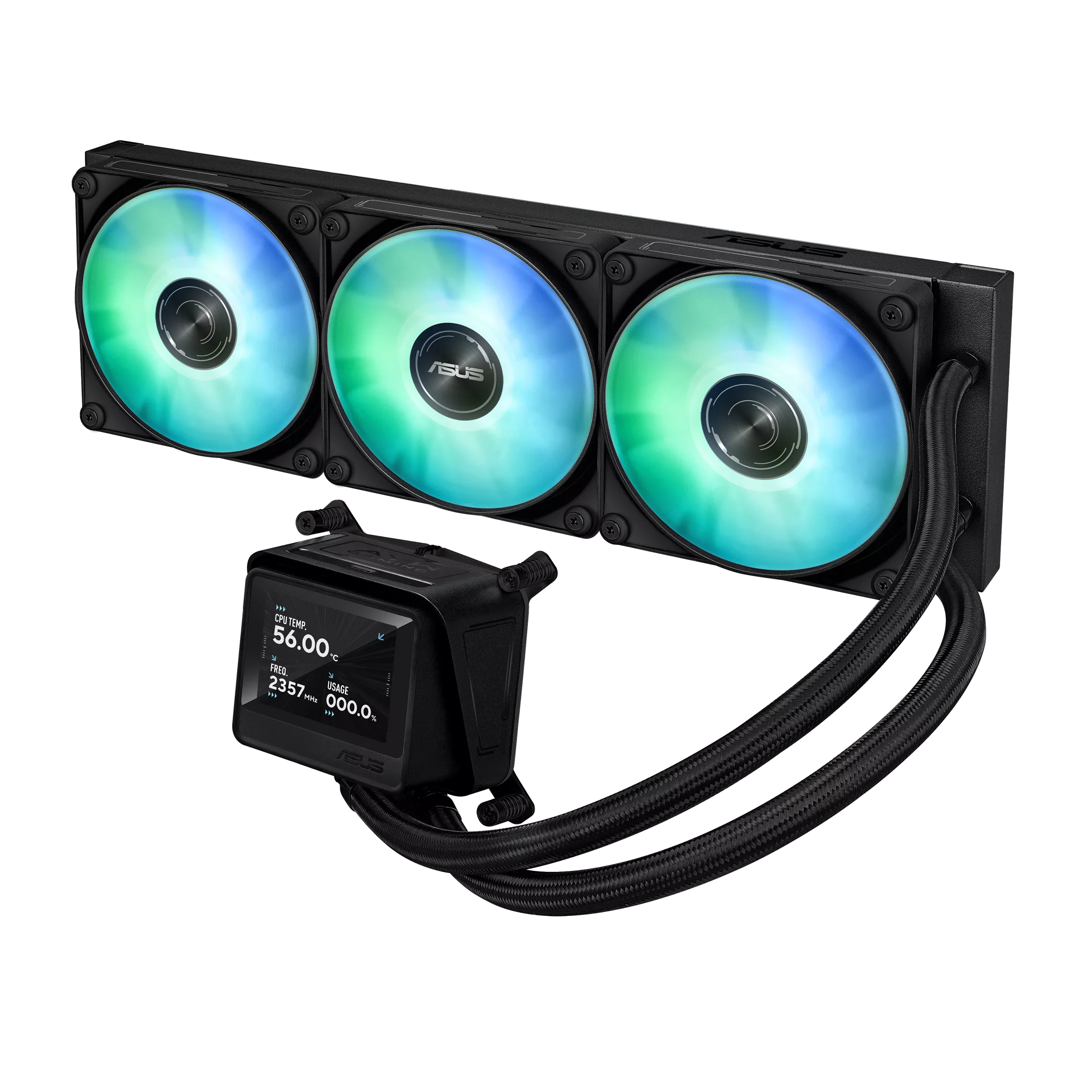 Asus AYW Gaming LC 360 ARGB LCD All-In-One CPU Liquid Cooler With Advanced Cooling Performance - Image 3