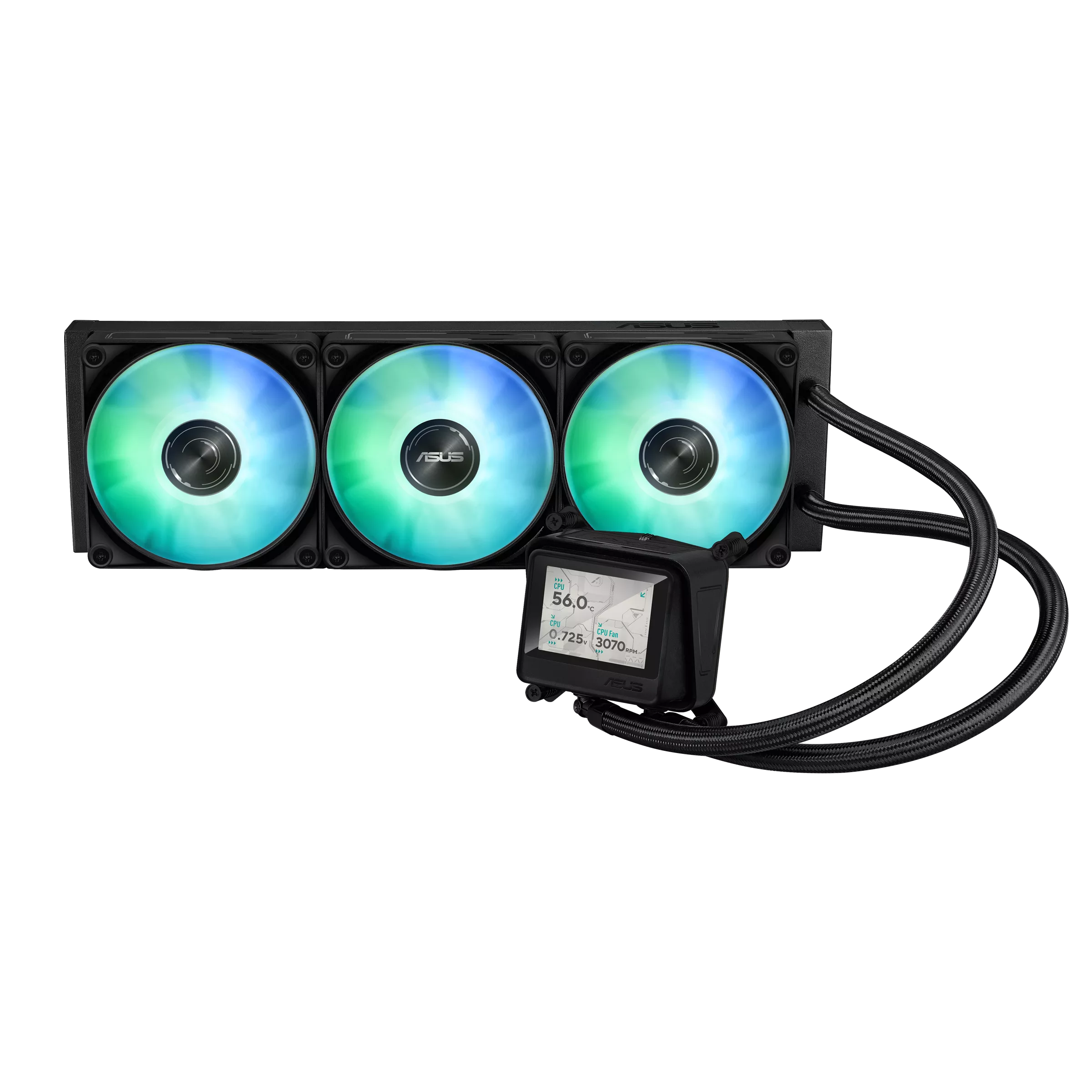 Asus AYW Gaming LC 360 ARGB LCD All-In-One CPU Liquid Cooler With Advanced Cooling Performance