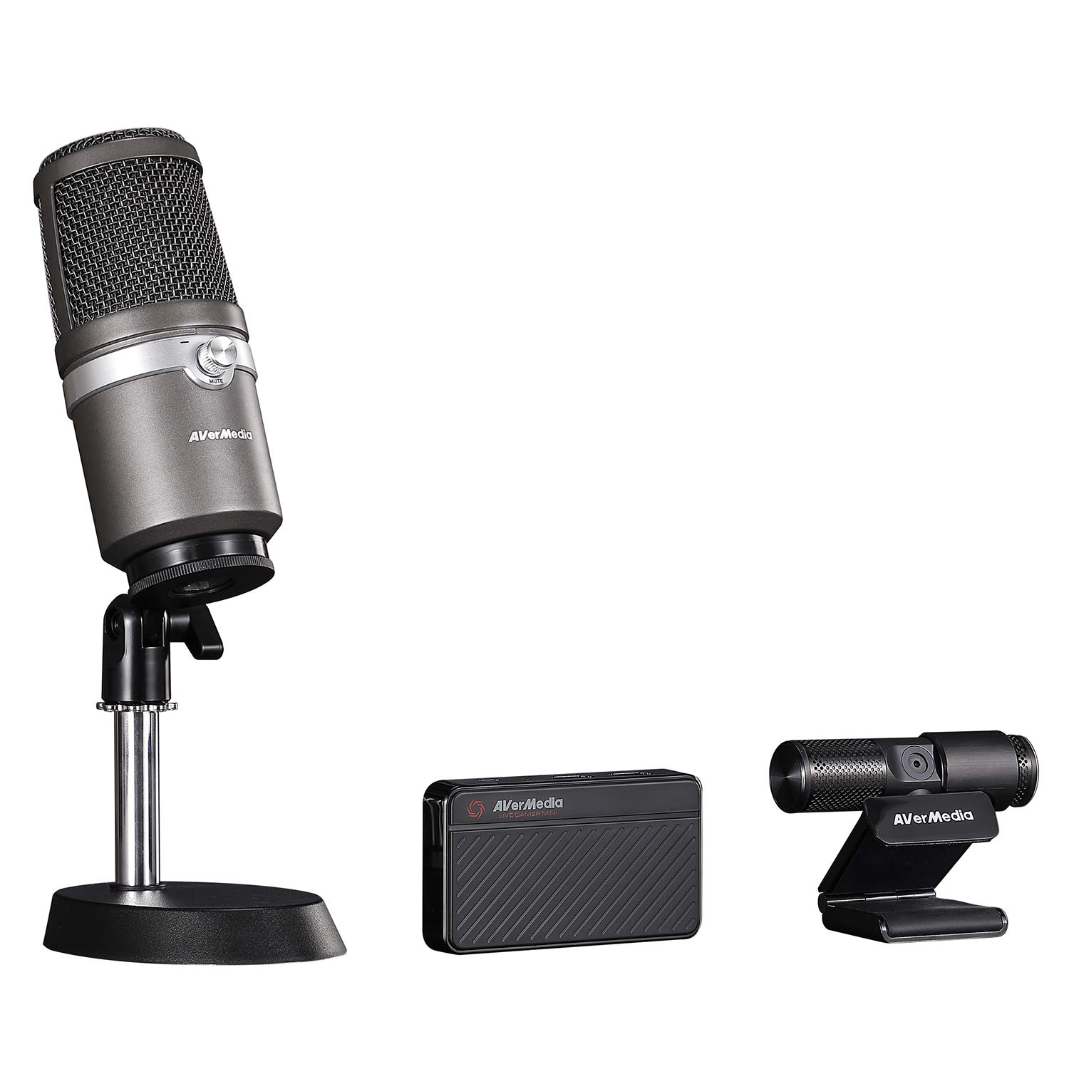 AVerMedia Live Streamer 3 in 1 Kit BO311 With Capture Card 1080p Webcam and USB Microphone Background Voice Removal - Image 6
