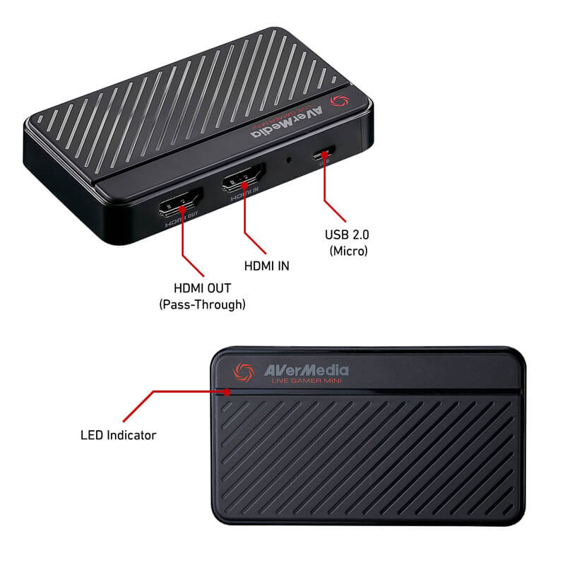 AVerMedia Live Streamer 3 in 1 Kit BO311 With Capture Card 1080p Webcam and USB Microphone Background Voice Removal - Image 2