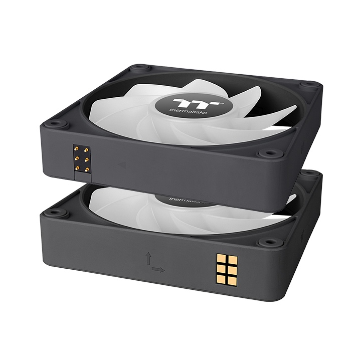 Thermaltake CT120 EX Reverse ARGB Sync 2000 RPM Black Triple Pack PC Cooling Chassis Fan ( CL-F192-PL12SW-A ) - Image 4
