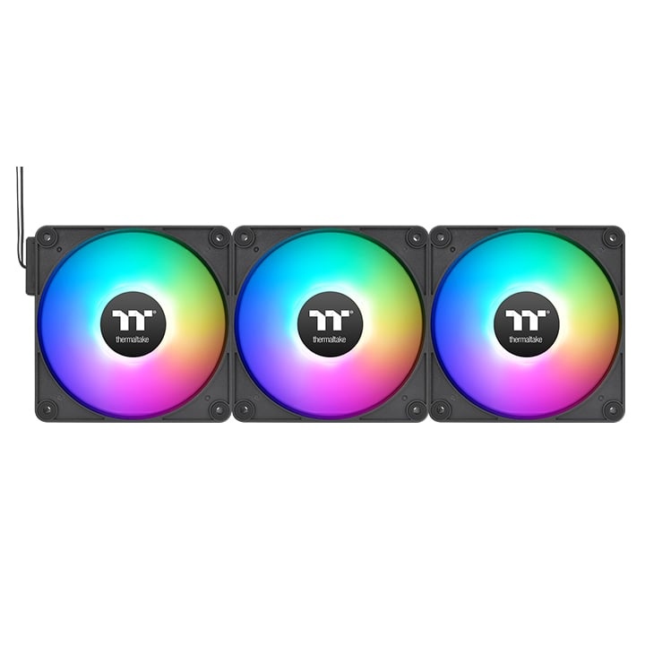 Thermaltake CT120 EX Reverse ARGB Sync 2000 RPM Black Triple Pack PC Cooling Chassis Fan ( CL-F192-PL12SW-A )