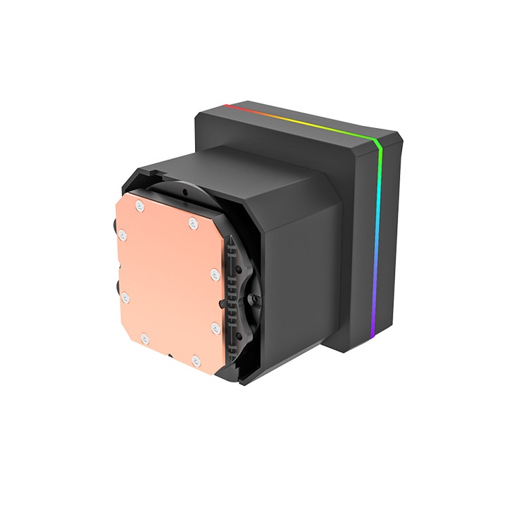 Thermaltake TH360 V3 Ultra ARGB Sync 360mm Black AIO Cpu Liquid Cooler With 3.95" Stylish Square LCD Display Pump Head ( CL-W474-PL12SW-A ) - Image 3