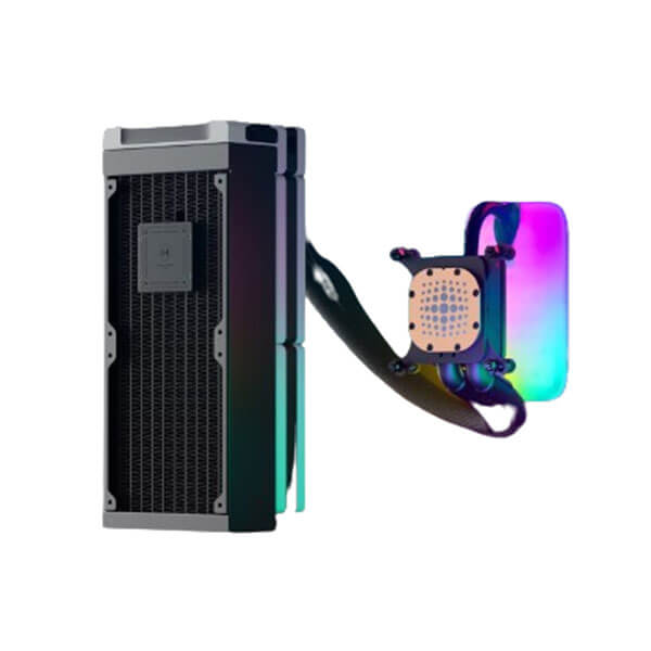Hyte THICC Q60 240mm Black and White CPU Liquid Cooler ( FAN-HYTE-Q60-BW ) - Image 3