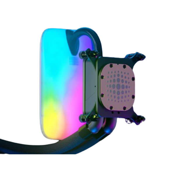 Hyte THICC Q60 240mm Black and White CPU Liquid Cooler ( FAN-HYTE-Q60-BW ) - Image 6