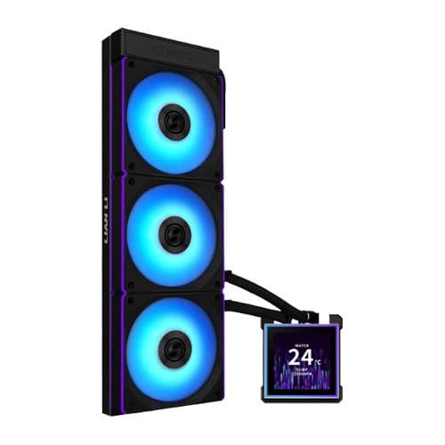 Lian Li Hydroshift II LCD-S 360 CL RGB 3600mm Black Liquid CPU Cooler ( G89-GHS2LCDS36CB-IN ) - Image 2