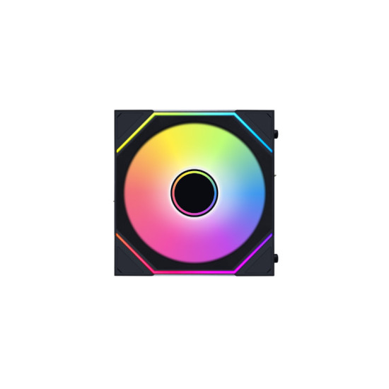 Lian Li UNI Fan SL-INF Wireless RGB 120mm Reverse Blade Triple Pack Black Cabinet Fan ( G99-12RSLIN1W3B-IN ) - Image 2