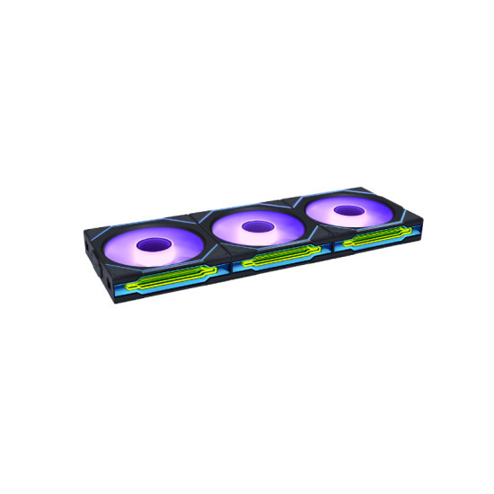 Lian Li UNI Fan SL-INF Wireless RGB 120mm Reverse Blade Triple Pack Black Cabinet Fan ( G99-12RSLIN1W3B-IN )