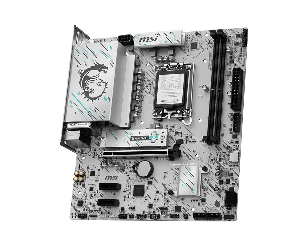 MSI H810M GAMING WIFI6E mATX Motherboard ( Intel Socket LGA 1851, Supports Intel Core Ultra (Series 2) Cpu, 2x DDR5 RAM Slots, Max 128GB RAM Support ) - Image 3