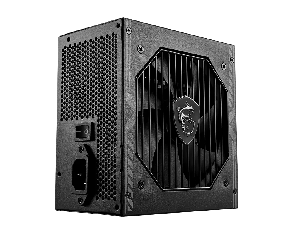 MSI MAG A750BN PCIE5 750 Watt 80 PLUS Bronze Power Supply Unit - Image 4