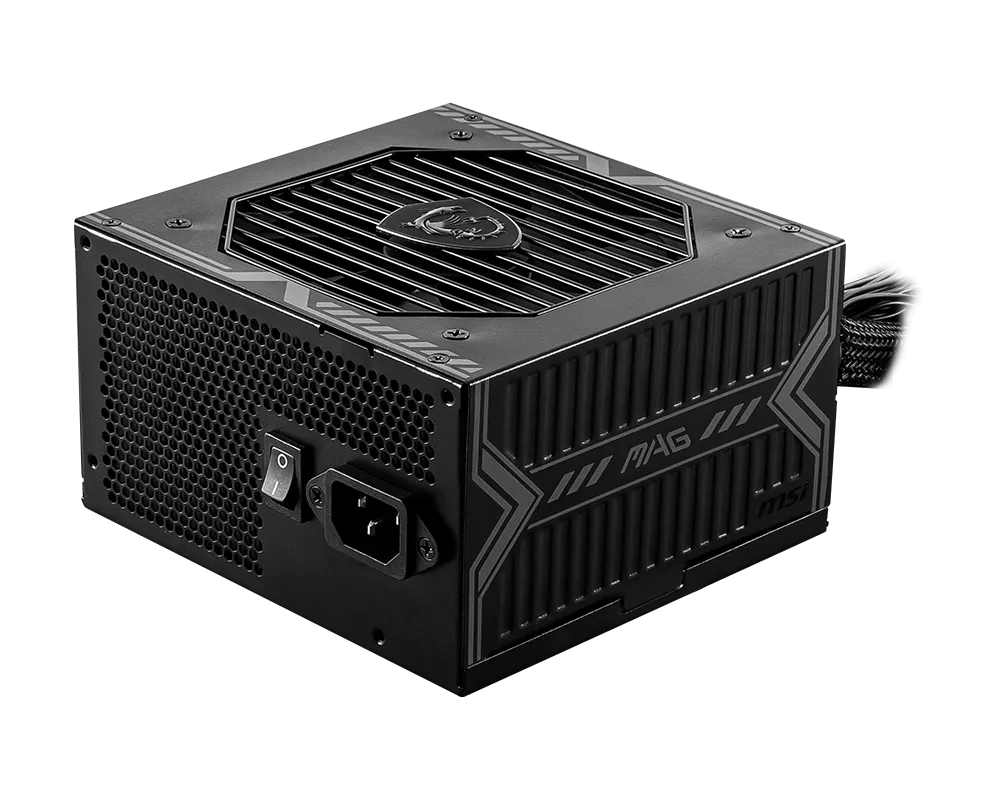 MSI MAG A750BN PCIE5 750 Watt 80 PLUS Bronze Power Supply Unit - Image 2