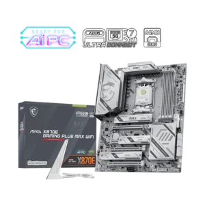 MSI MAG X870E GAMING PLUS MAX WIFI ATX Motherboards ( AMD Socket AM5, Supports AMD Ryzen 9000, 8000, 7000 Series Desktop Cpu, 4x DDR5 RAM Slots, Max 256GB RAM Support )