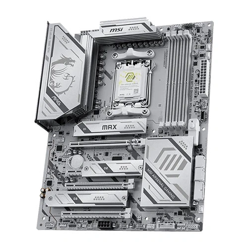 MSI MAG X870E GAMING PLUS MAX WIFI ATX Motherboards ( AMD Socket AM5, Supports AMD Ryzen 9000, 8000, 7000 Series Desktop Cpu, 4x DDR5 RAM Slots, Max 256GB RAM Support ) - Image 2