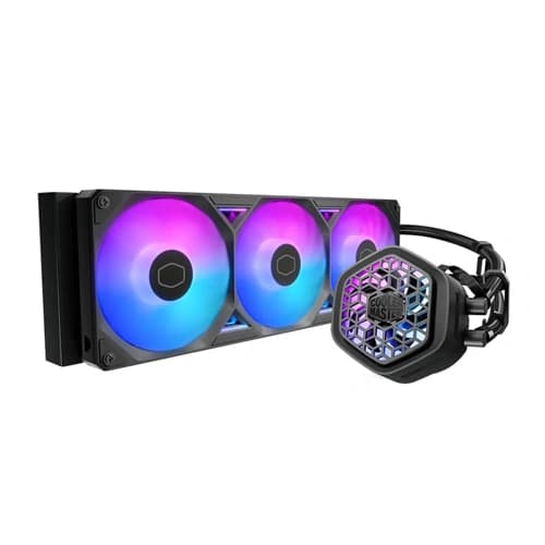 Cooler Master MasterLiquid Atmos II VRM Fan 360mm ARGB Fans Black CPU Liquid Cooler ( MLX-D36M-A25SZ-V1 ) - Image 2
