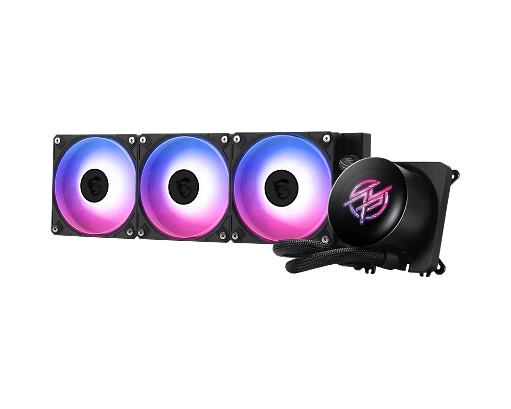 MSI MPG Coreliquid P13 360 360mm ARGB Black CPU Liquid Cooler - Image 3