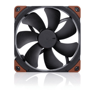 Noctua NF-A14 industrialPPC-2000 PWM Heavy-Duty 140mm Single Pack Industrial Black PC Cooling Cabinet Fan