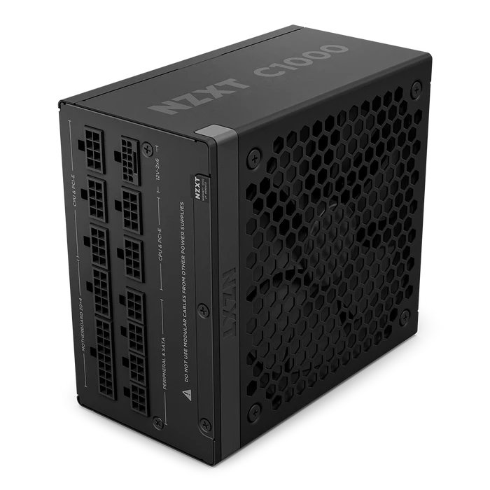 NZXT C1000 Gold ATX 3.1 1000 Watt 80 PLUS Gold Fully Modular ATX 3.1 Black Power Supply Unit ( PA-0G2BB-UK )