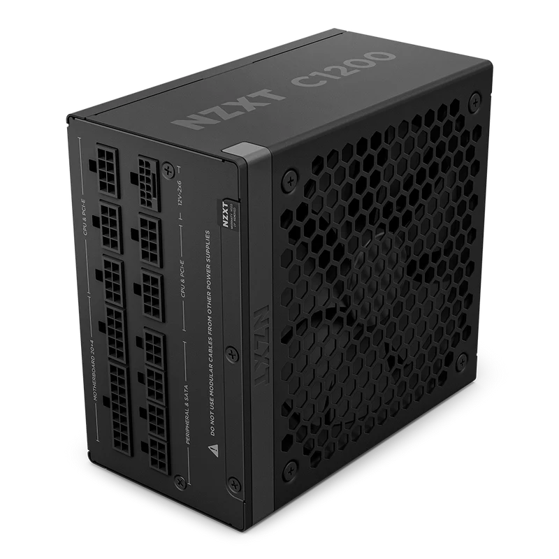 NZXT C1200 Gold ATX 3.1 1200 Watt 80 PLUS Gold Fully Modular ATX 3.1 Black Power Supply Unit ( PA-2G2BB-UK )