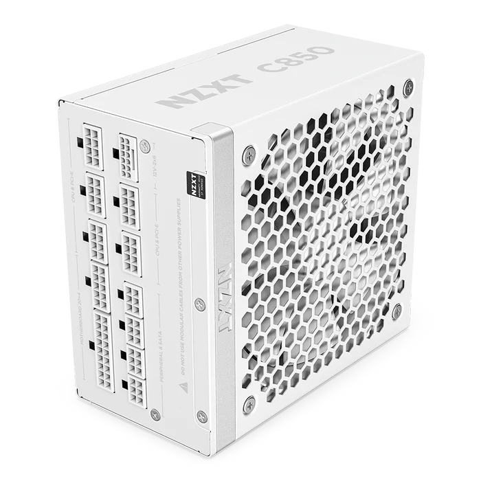 NZXT C850 Gold ATX 3.1 850W Fully Modula 80 Plus Gold White Power Supply Unit ( PA-8G2BW-UK / PA-8G2BW-AU )