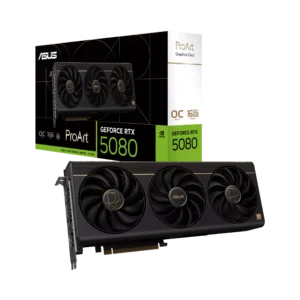 ASUS ProArt GeForce RTX 5080 16GB GDDR7 OC Edition 256-Bit Gaming Graphics Card With Triple Fans  ( PROART-RTX5080-O16G )