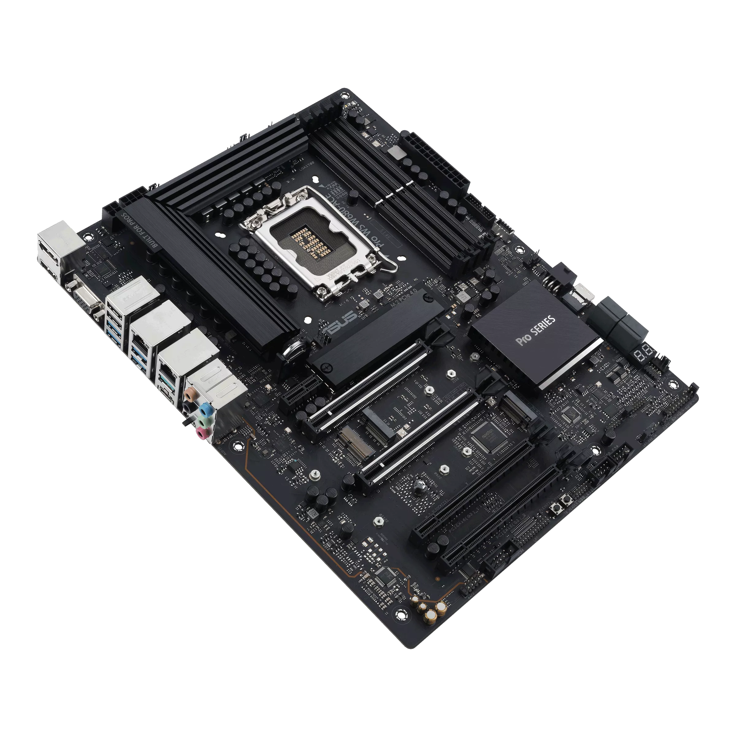 Asus Pro WS W680-ACE ATX Motherboard ( Intel Socket LGA1700, Supports Intel Core 14th & 13th Gen Processors, Intel Core 12th Gen, Pentium Gold and Celeron Cpu, 4 x DDR5 RAM Slots, Max 192GB RAM ) - Image 5