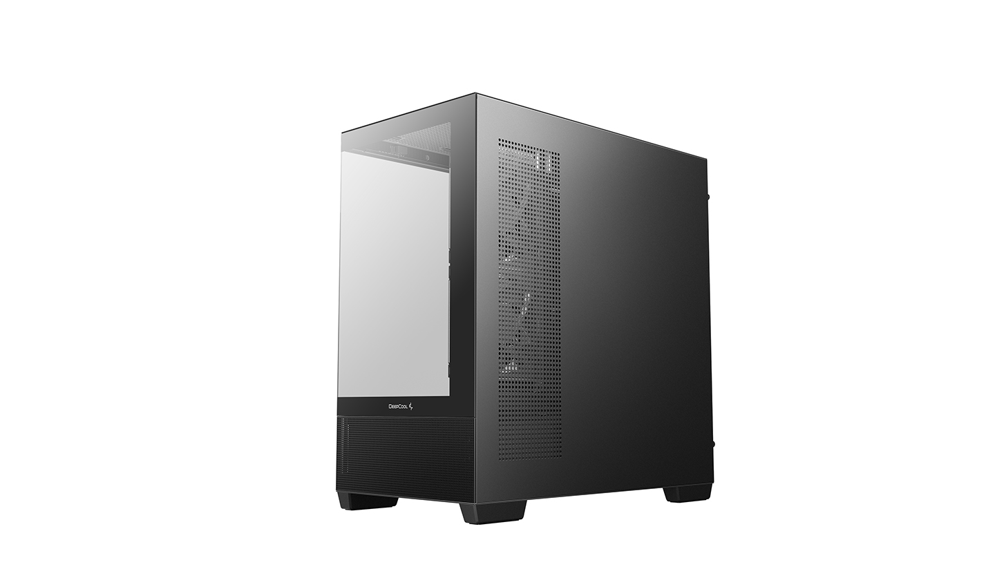 Deepcool CG380 3F Micro-ATX Mid Tower Tempered Glass Side Panel Black PC Case With Pre-Installed PWM ARGB Fans ( R-CG380-BKAGM3-G ) - Image 8