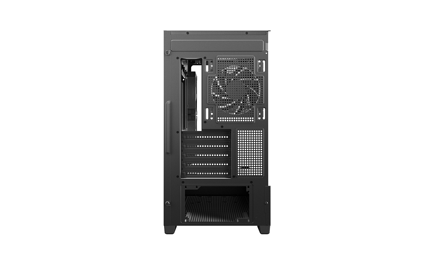 Deepcool CG380 3F Micro-ATX Mid Tower Tempered Glass Side Panel Black PC Case With Pre-Installed PWM ARGB Fans ( R-CG380-BKAGM3-G ) - Image 9