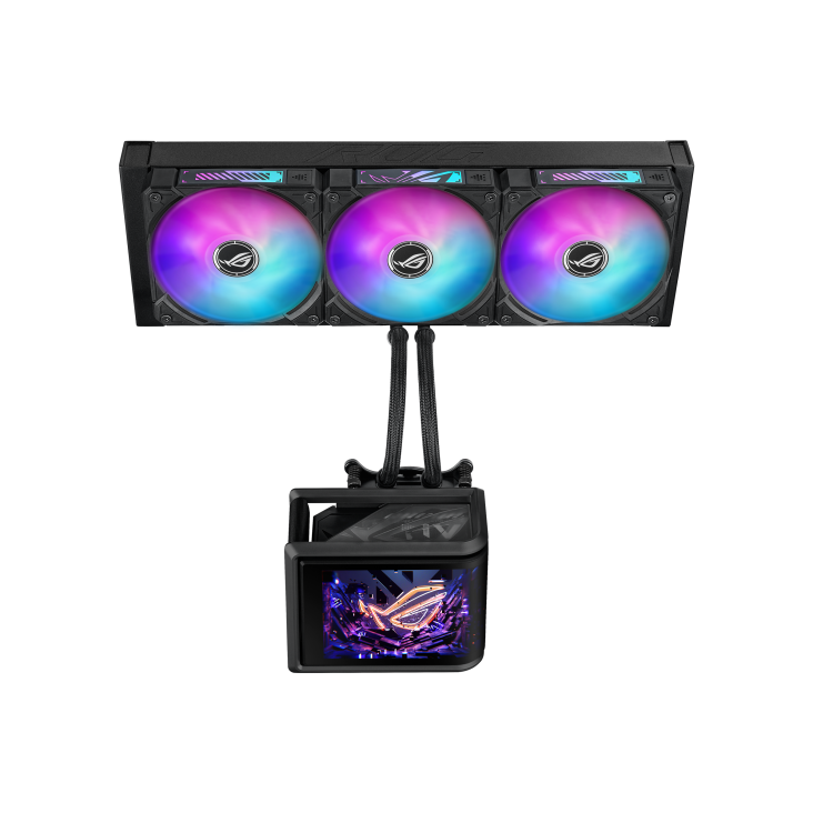 Asus ROG Ryuo IV SLC 360 ARGB 360mm Curved Display CPU Liquid Cooler - Image 3