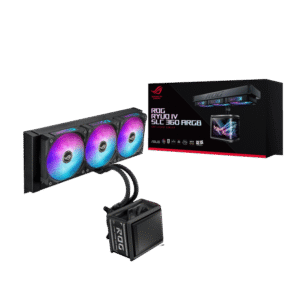 Asus ROG Ryuo IV SLC 360 ARGB 360mm Curved Display CPU Liquid Cooler 