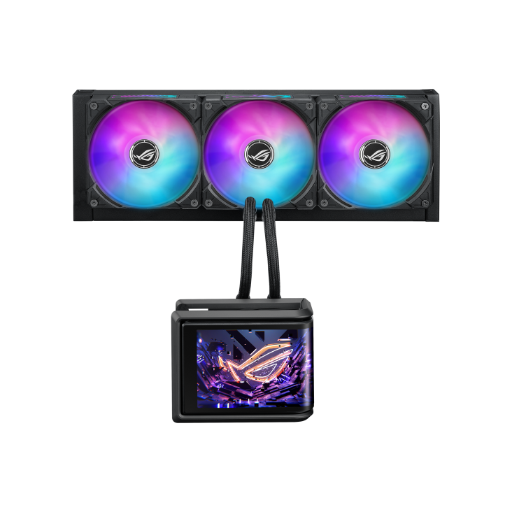 Asus ROG Ryuo IV SLC 360 ARGB 360mm Curved Display CPU Liquid Cooler - Image 2