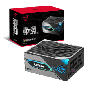 Asus ROG Thor 1000W Platinum III Gaming 1000W 80Plus Platinum Fully Modular ATX 3.1 Power Supply Unit ( ROG-THOR-1000P3-GAMING )