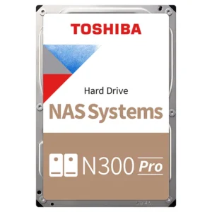 Toshiba N300 Pro 20TB 3.5-Inch SATA 6.0 Gbit/s 7200 RPM NAS Internal Hard Disk Drive ( HDWG62AAZSTB )