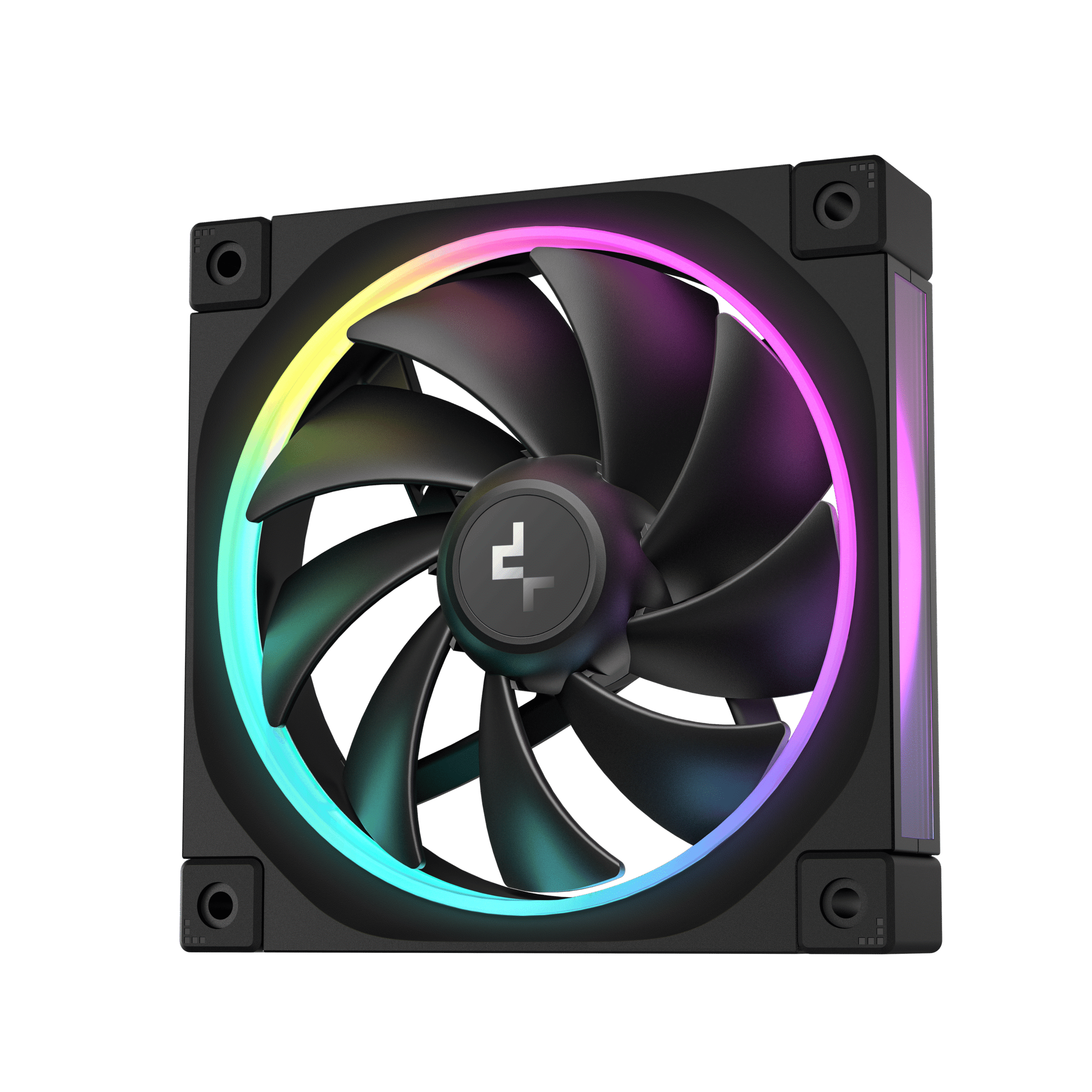 Deepcool FL12 3 IN 1 ARGB Gen2 Unique Light Effect High Performance Low Noise & Outstanding Quality Triple Pack Black Pc Case Fan ( R-FL12-BKAPN3-G ) - Image 2
