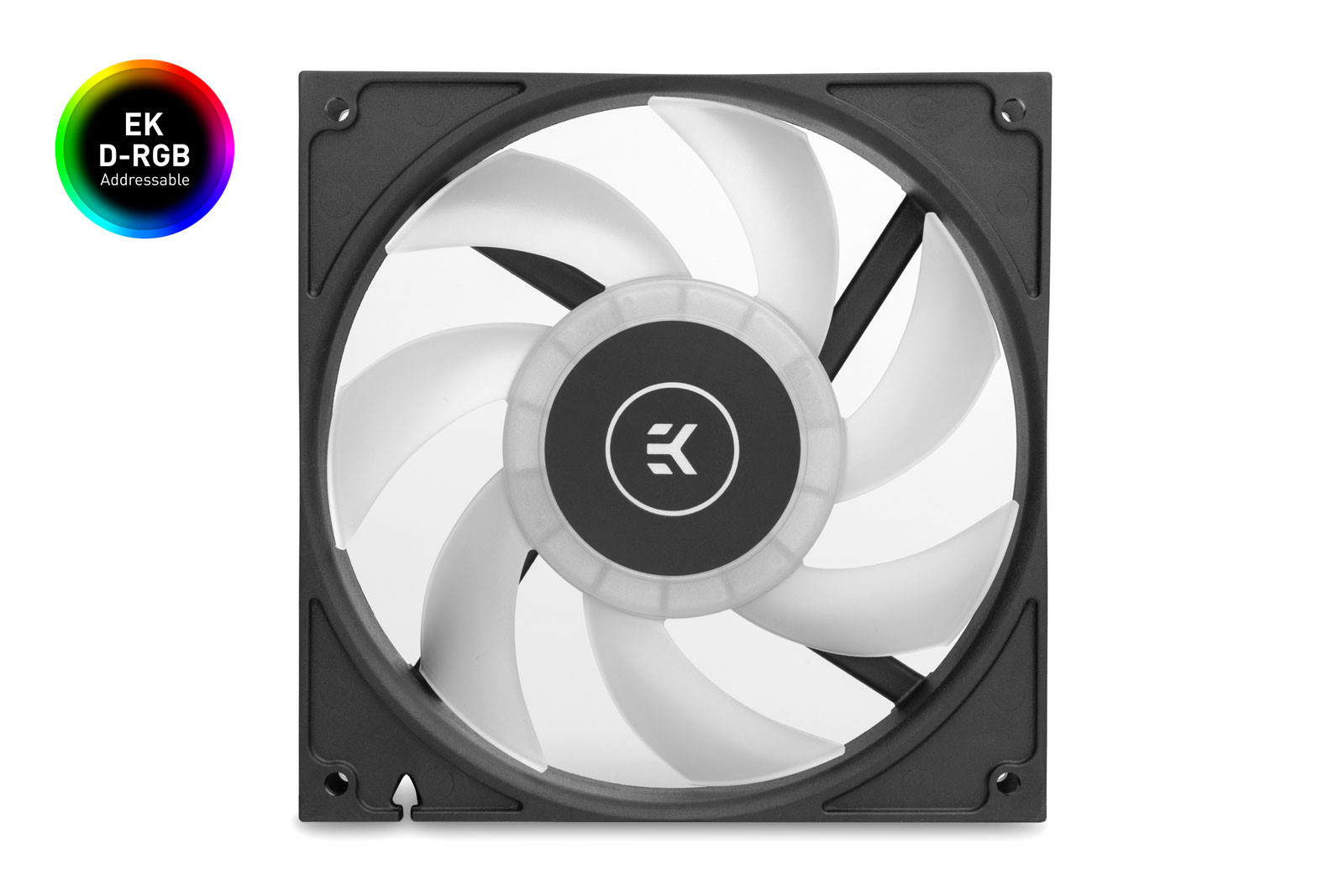 EK-Vardar EVO 140ER D-RGB 140mm 1600 Rpm 84CFM Black Single Pack Pc Case Fan ( 3830046995469 ) - Image 4