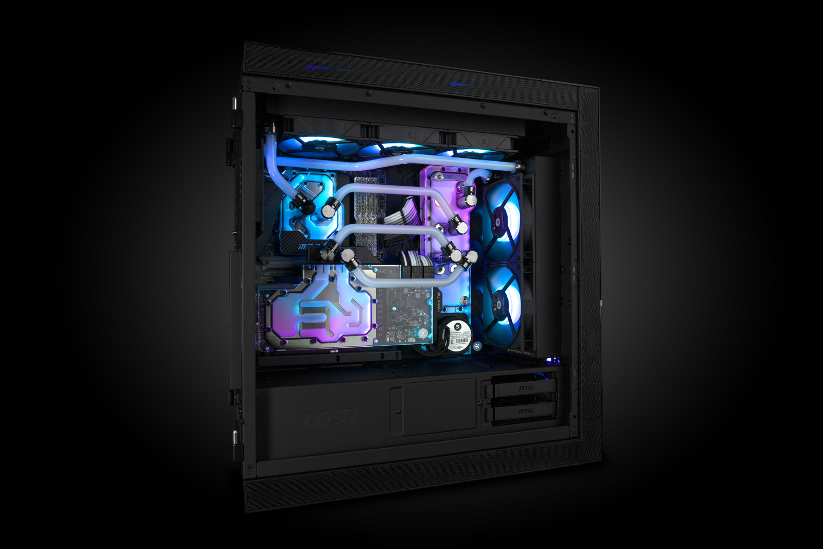 EK-Vardar EVO 120ER D-RGB 2200 Rpm 77 CFM Black Single Pack Pc Case Fan ( 3831109824641 ) - Image 3