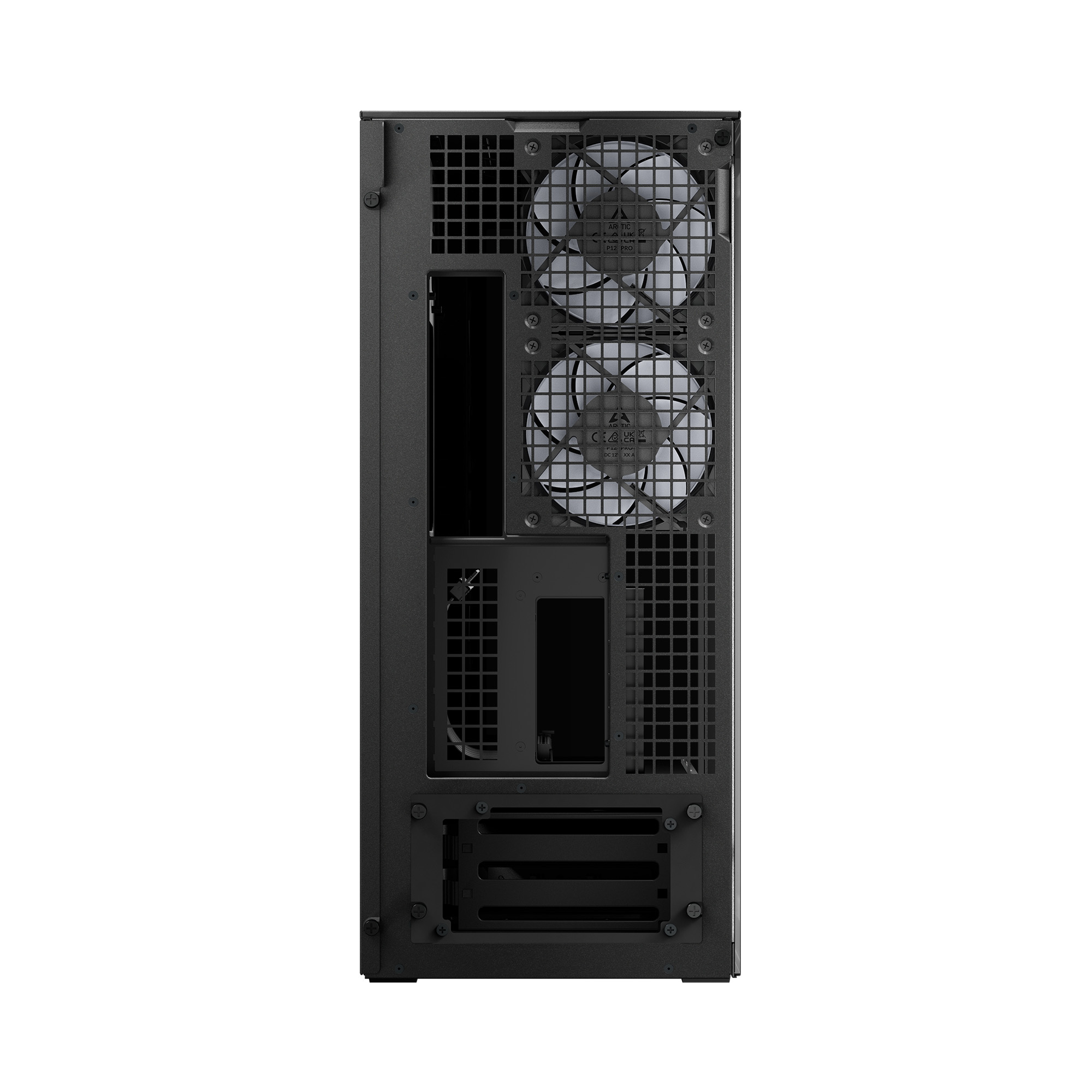 Arctic Xtender VG Black ARGB Premium E-ATX Mid Tower Tinted Tempered Glass Side Panel PC Case With Vertical GPU Mounting & Pre-Installed ARGB Fans ( ACPCC00016A ) - Image 12