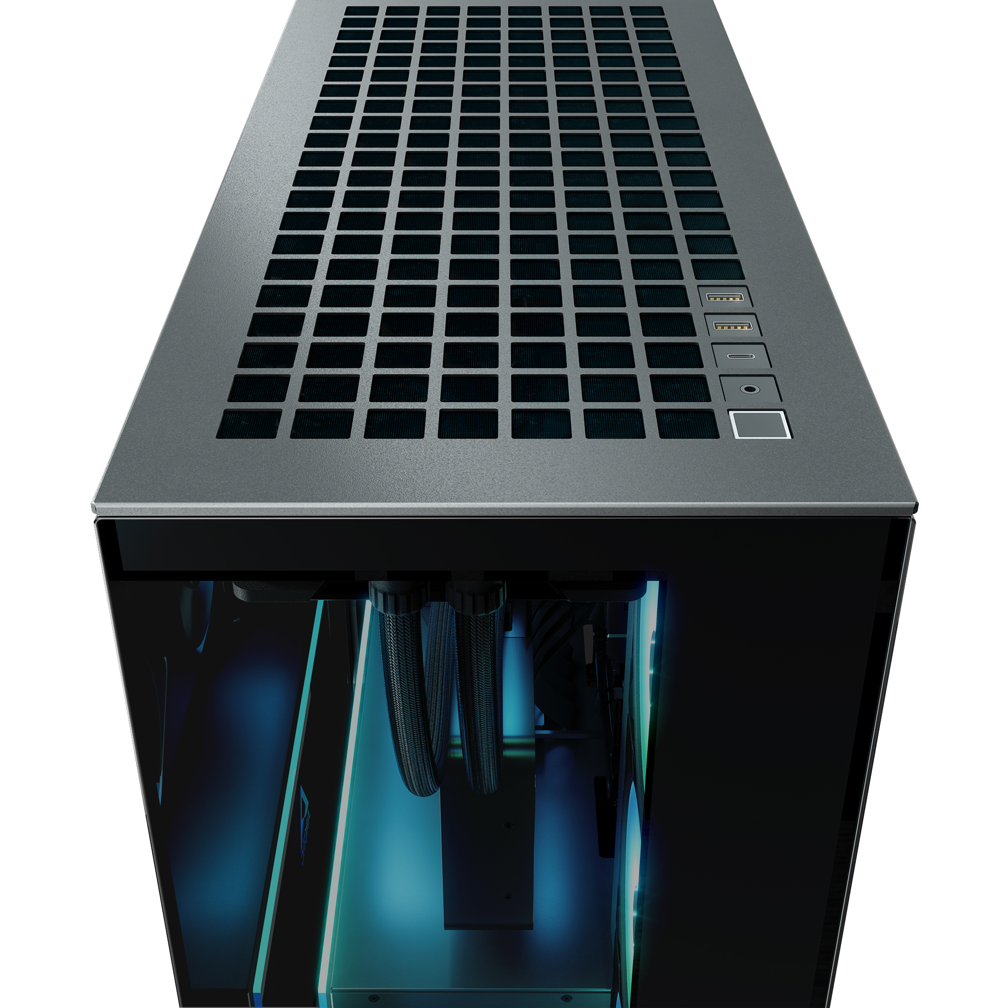 Arctic Xtender VG Black ARGB Premium E-ATX Mid Tower Tinted Tempered Glass Side Panel PC Case With Vertical GPU Mounting & Pre-Installed ARGB Fans ( ACPCC00016A ) - Image 10