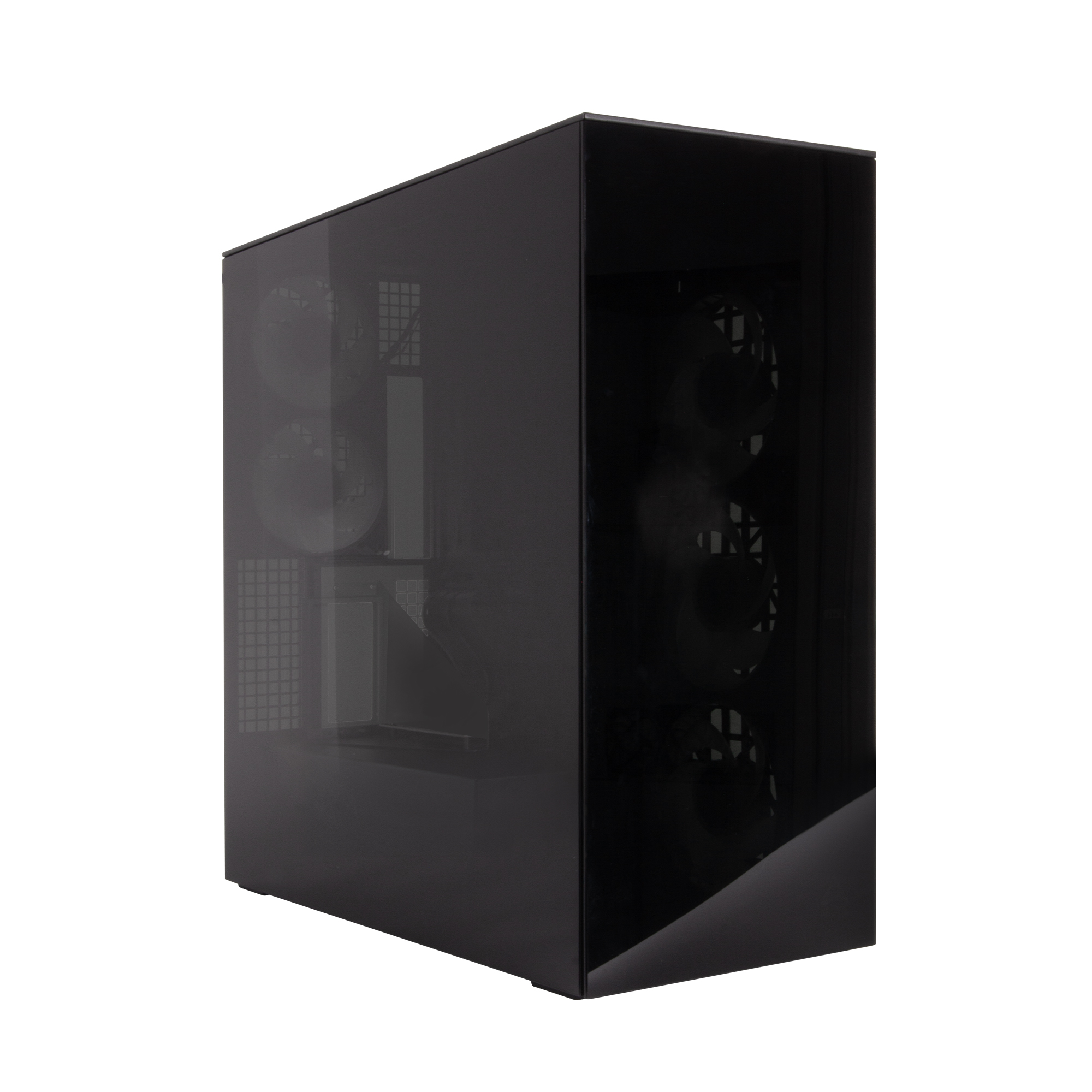 Arctic Xtender VG Black ARGB Premium E-ATX Mid Tower Tinted Tempered Glass Side Panel PC Case With Vertical GPU Mounting & Pre-Installed ARGB Fans ( ACPCC00016A )