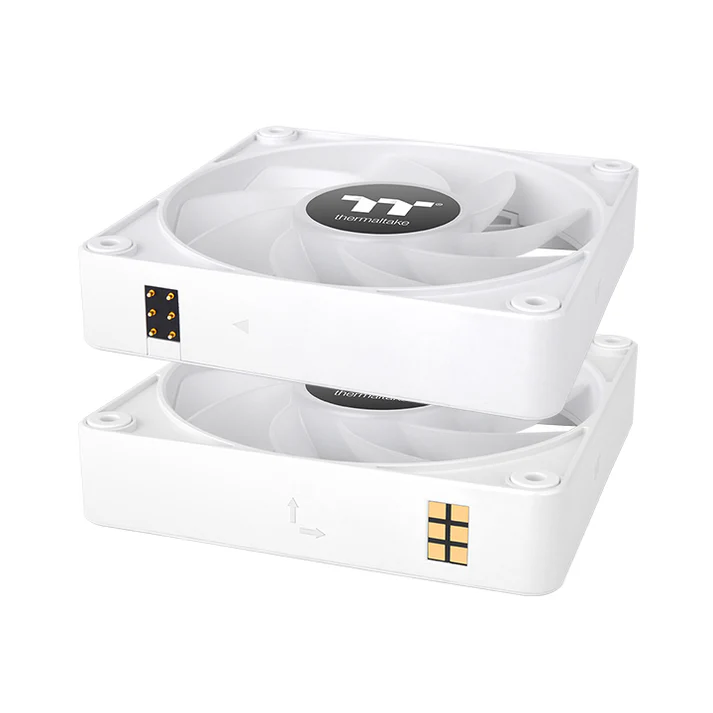 Thermaltake CT120 EX Reverse ARGB Sync 120mm White Triple Pack PC Cooling Fan ( CL-F194-PL12SW-A ) - Image 4