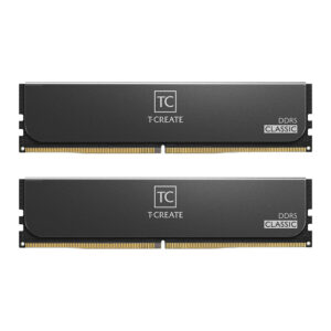 TeamGroup T-Create Classic DDR5 64GB (32GB x 2) 6400MHz CL52 Black Desktop RAM ( CTCCD564G6400HC52DC01 )